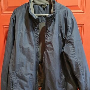 George Men's Dark Blue Windbreaker